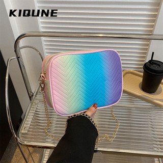 KIQUNE  กระเป๋าผู้หญิงสะพายข้าง กระเป๋าสะพาย ข้าง 2023 NEW   Trendy Chic สบาย Unique L91TYB6 37Z230910