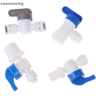 Kamembetbg วาล์วบอล เชื่อมต่อเร็ว 1/4 นิ้ว สําหรับ ro water reverse osmosis TH