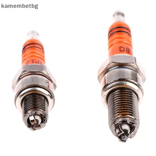 Kamembetbg หัวเทียนอิเล็กโทรด 3 A7tc D8TC สําหรับรถสกูตเตอร์ 50cc 110cc 125cc Atv TH