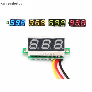 Kamembetbg โวลต์มิเตอร์ดิจิทัล DC LED 0-100V 0.28 นิ้ว ปรับได้ 1 ชิ้น