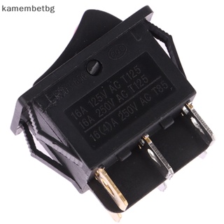 Kamembetbg KCD3-606 สวิตช์โยกคู่ พร้อมไฟเปิด ปิด 6Pin 16A~250V AC TH