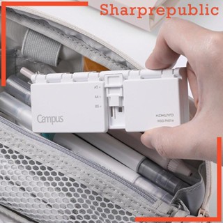 [Sharprepublic] เครื่องเจาะรูกระดาษ 8 รู แบบพกพา ความจุ 2 แผ่น สําหรับสมุดภาพ โรงเรียน DIY