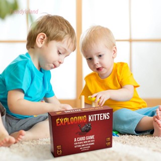 Exploding Kitten Original Edition การ์ดเกม ของเล่นสําหรับเด็ก ผู้ใหญ่ [TrendyIsland.th]