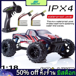 Rctown 9300 รถออฟโร้ด รถบรรทุกบังคับวิทยุ สเกล 1:18 2.4Ghz 4WD 30+ MPH