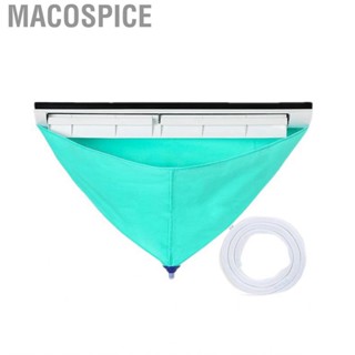 Macospice Air Conditioning Cleaning Bag  Easy To Use Drain Port PVC Dust Washing Clean Protector with Water  for Wall Mounted Conditioner