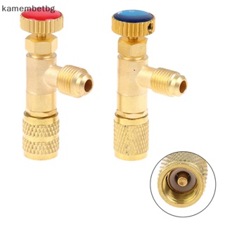 Kamembetbg อะแดปเตอร์วาล์วเครื่องปรับอากาศ R410A R22 1/4 นิ้ว 5/16 นิ้ว TH