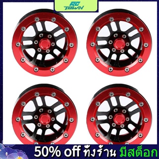 Rctown ขอบล้อโลหะอัลลอย 1.9 สําหรับรถไต่หินบังคับ 1:10 Axial SCX10 AXI03007 90046 Traxxas TRX4 Redcat GEN8