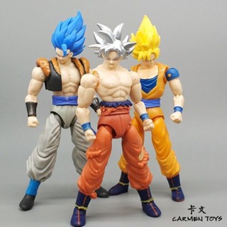 ของเล่นฟิกเกอร์ Dragon Ball SHF Son Goku Vegeta Super Saiyan Gillian