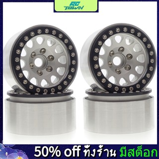 Rctown ขอบล้ออลูมิเนียมอัลลอย 1.9 สําหรับรถไต่หินบังคับ 1/10 Axial Scx10 Scx10 Ii 90046 Axi03007 Traxxas Trx4 4 ชิ้น