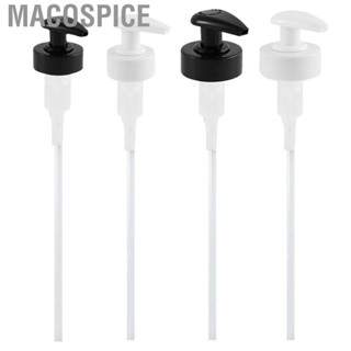 Macospice Gallon Pump Dispenser Condiment Bottle Plastic Kitchen Supplies for Household