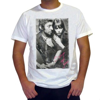 เสื้อยืดแขนสั้น พิมพ์ลาย Gainsbourg Birkin สําหรับผู้ชาย