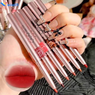 Mking Pretty Rotary Lip Liner ลิปสติกปากกากันน้ำ Long-Lasting Matte Lip Liner wine011