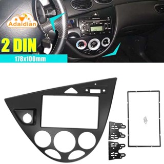 ？ พร้อมส่ง กรอบวิทยุรถยนต์ 2 Din แบบเปลี่ยน สําหรับ Ford Fiesta 1995-2001 Auto Fascia Focus 1998-2004 LHD