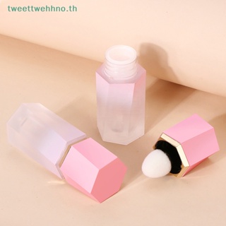 Tweettwehhno หลอดพลาสติกเปล่า 7 มล. สีชมพู สําหรับใส่ลิปกลอส เครื่องสําอาง DIY TH