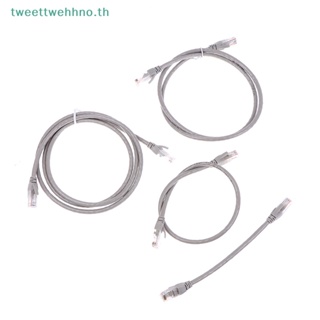 Tweettwehhno CAT6E สายเคเบิลเครือข่ายอีเธอร์เน็ต ตัวผู้ เป็นตัวผู้ RJ45 LAN 0.2 ม.-1.5 ม. TH