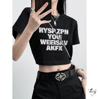 Y2k เสื้อยืดแขนสั้น เปิดไหล่ เข้ารูป สีดํา สไตล์ยุโรป อเมริกัน เรโทร สําหรับผู้หญิง