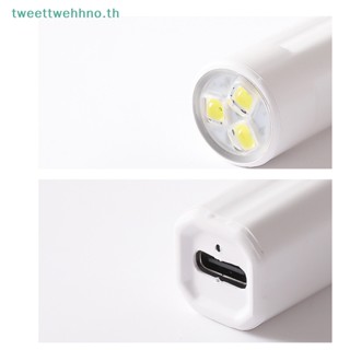 Tweettwehhno เครื่องเป่าเล็บเจล UV LED แบบมือถือ ชาร์จ USB