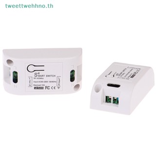 Tweettwehhno 433 Mhz RF สวิตช์รับสัญญาณ RF ไร้สาย รีเลย์ตั้งเวลา รีโมตคอนโทรลโทรศัพท์ TH