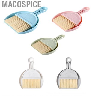 Macospice Small Broom and Dustpan Set Mini Hanging   for Office Table Desk Cleaning