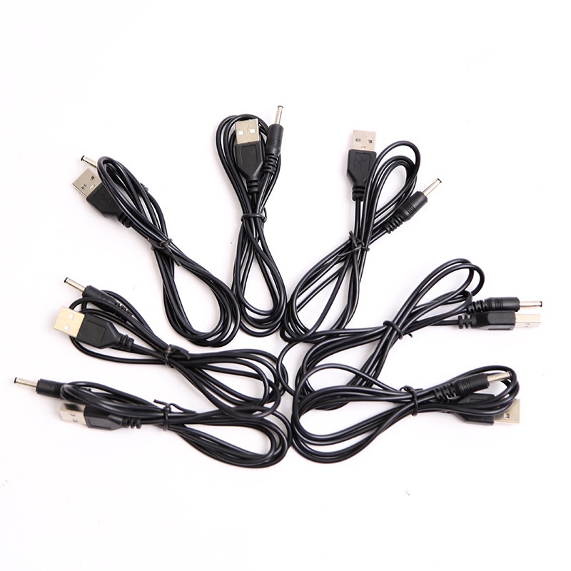 2/5/10pcs 3.5 มม.สาย USB/ลวด 1.2 M ยาวสําหรับเครื่องนวดบําบัดกระชับสัดส่วนเชื่อมต่อเครื่องกายภาพบําบัดหรือหน่วย TENS - รูปที่ 2