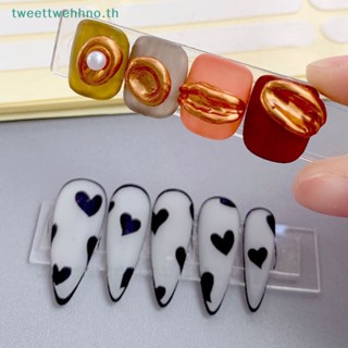 Tweettwehhno เทปกาวสองด้าน สําหรับตกแต่งเล็บปลอม 1 แผ่น