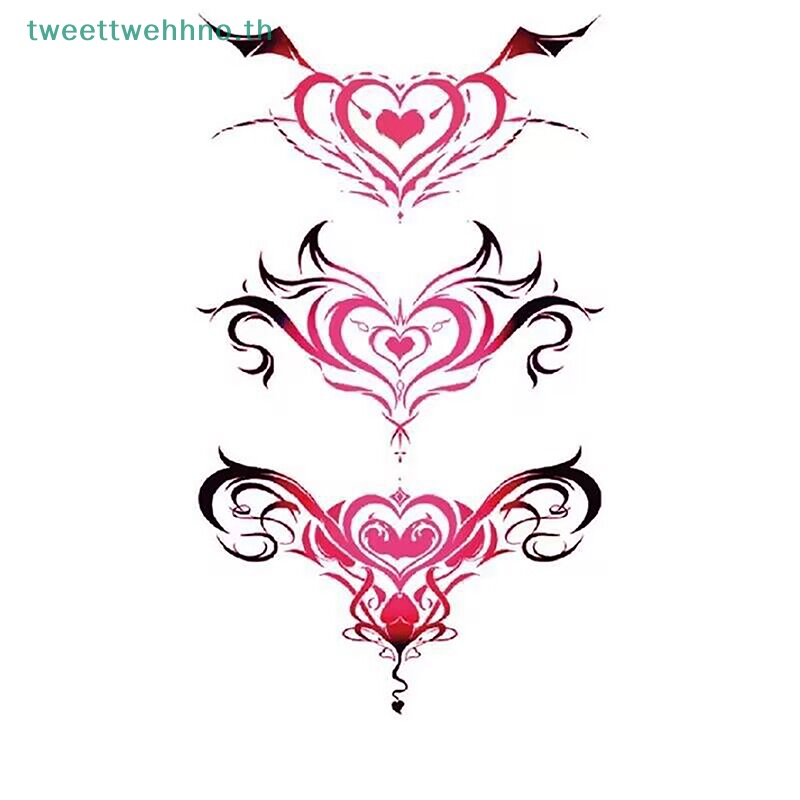 Tweettwehno 1 ชิ้น Tattoo Sex กันน้ําชั่วคราว Tattoos Womb สักปลอมสติกเกอร์ TH - รูปที่ 5