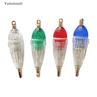 Ylth เหยื่อตกปลาหมึก LED ขนาดเล็ก 6 ซม. สีเขียว สีฟ้า สีแดง สีขาว QDD