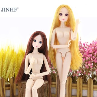 Blowgentlyflower ตาตุ๊กตาพลาสติก 3D ข้อต่อขยับได้ 18 ข้อต่อ 30 ซม. หลากสีสัน DIY BGF