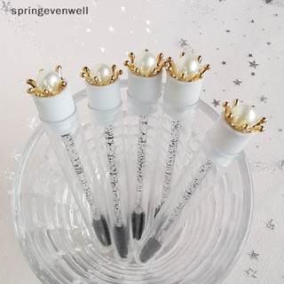 [springevenwell] แปรงมาสคาร่า หลอดคริสตัล สําหรับแต่งหน้า พร้อมส่ง