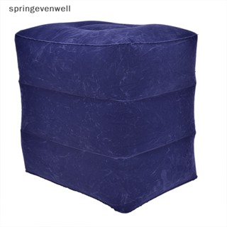 [springevenwell] หมอนที่พักเท้า แบบเป่าลม แบบพกพา สําหรับเด็ก พร้อมส่ง