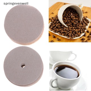 [springevenwell] กระดาษกรองกาแฟ แบบเปลี่ยน สําหรับเครื่องชงกาแฟ Aeropress 100 ชิ้น