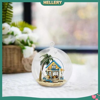 [HelleryTH] บ้านบอลแก้ว ขนาดเล็ก DIY สําหรับวันเกิด คริสต์มาส ผู้ใหญ่ เด็ก