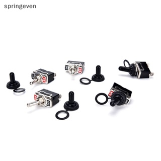 [springeven] Spst สวิตช์โยกเปิด ปิด กันน้ํา 2Pin Heavy Duty 20A 125V