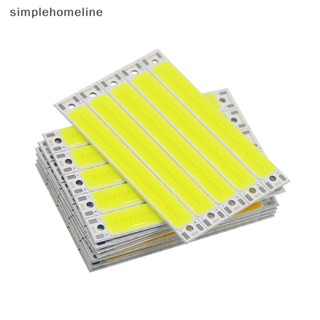 [simplehomeline] ขายดี แถบไฟ LED COB 3V 3.7V DC 60 มม. 8 มม. 3W สีขาว น้ําเงิน แดง สําหรับจักรยาน DIY พร้อมส่ง