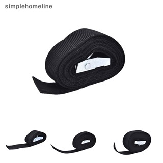 [simplehomeline] ใหม่ พร้อมส่ง สายเข็มขัดไนล่อน หัวเข็มขัดโลหะ สําหรับรัดกระเป๋าเดินทาง