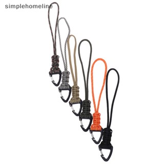 [simplehomeline] เชือกเส้นเล็กถัก แฮนด์เมด พร้อมคลิป สําหรับเอาตัวรอด พร้อมส่ง