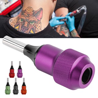 Mother &amp; Baby โลหะผสมที่ปรับได้ 30 มม. กันลื่น Tattoo Gun Grip Tube อุปกรณ์เสริม