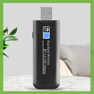 [aigoni.th] ดองเกิล WiFi 2.4 5GHz Dual Band USB3.0 บลูทูธ 5.0 สําหรับคอมพิวเตอร์ แล็ปท็อป