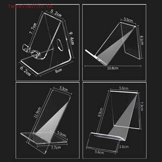 ขาตั้งอะคริลิคใส สําหรับวางโทรศัพท์มือถือ Samsung Huawei Xiaomi iphone TH