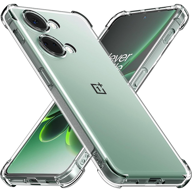 สําหรับ OnePlus Nord 3 2 2T 5G Soft เคสกันกระแทกคริสตัลเจลใส TPU Shock-Absorption Cover