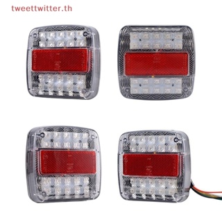 Tweet หลอดไฟท้าย LED 20 ดวง กันน้ํา สําหรับติดท้ายรถบรรทุก รถพ่วง 1 ชิ้น