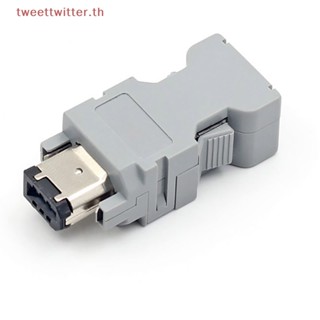 Tweet ตัวเชื่อมต่อสายไฟ ตัวเมีย 6 Pin IEEE 1394 สําหรับมอเตอร์เซอร์โว 1 ชิ้น TH