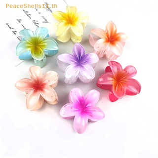 Peaceshells กิ๊บติดผม แบบบาง ลายดอกไม้ ขนาดใหญ่ สไตล์ฮาวาย