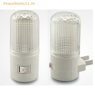 Peaceshells หลอดไฟกลางคืน LED 4 ดวง AC 3W สําหรับติดผนังห้องนอน