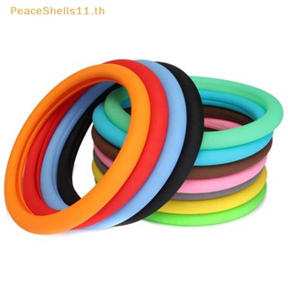 Peaceshells ปลอกหุ้มพวงมาลัยรถยนต์ ซิลิโคนนิ่ม ยืดหยุ่น