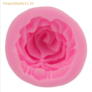 Peaceshells แม่พิมพ์ซิลิโคน รูปดอกกุหลาบ 3D สําหรับทําสบู่ คัพเค้ก ฟองดองท์