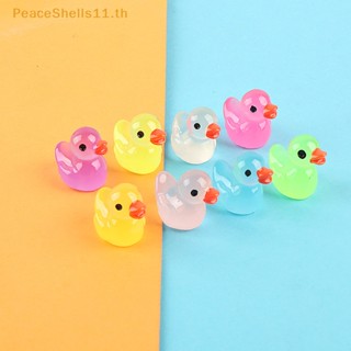 Peaceshells เป็ดเรืองแสง สําหรับตกแต่งภูมิทัศน์ DIY 5 ชิ้น