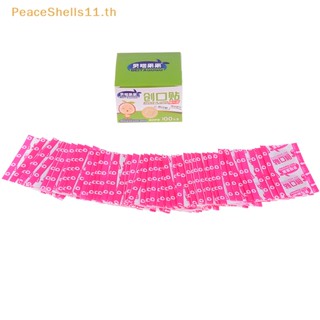 Peaceshells พลาสเตอร์กาว ทรงกลม ขนาดเล็ก แบบใช้แล้วทิ้ง 100 ชิ้น ต่อกล่อง