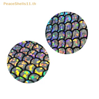 Peaceshells สติกเกอร์เลเซอร์ บางพิเศษ ระบายอากาศ ใช้แล้วทิ้ง สําหรับติดหน้าอก 1 คู่