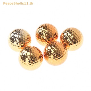 Peaceshells ลูกกอล์ฟ สีทอง 1 ชิ้น
 Th